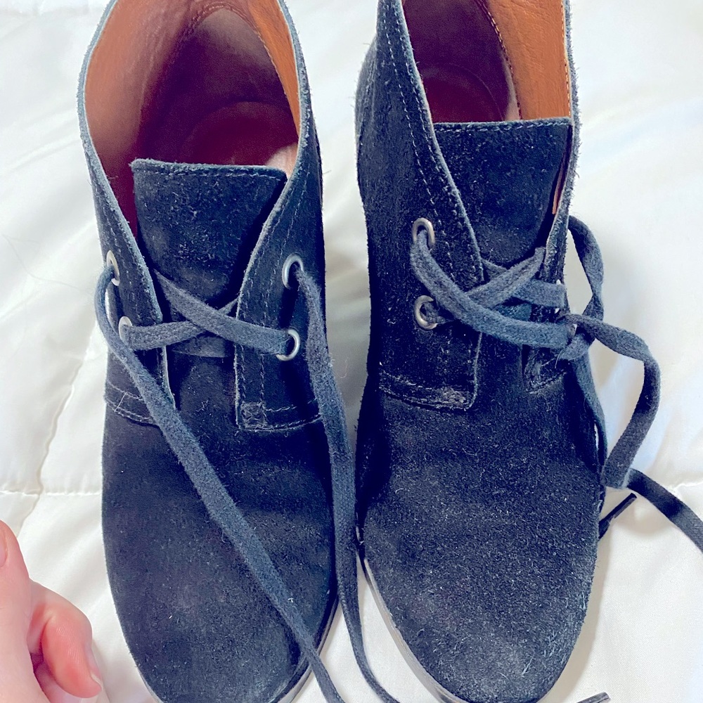 Lucky brand black booties